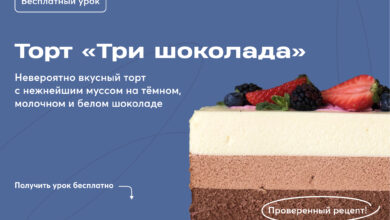 Photo of Шоколадный десерт «Три шоколада» для сладкоежек
