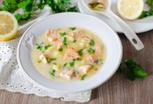 Photo of Рыбный суп с лососем и креветками: рецепт для настоящих гурманов