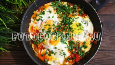 Photo of Шакшука: израильское блюдо с яйцами и томатами