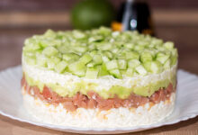 Photo of Рецепт японского суши с лососем и авокадо